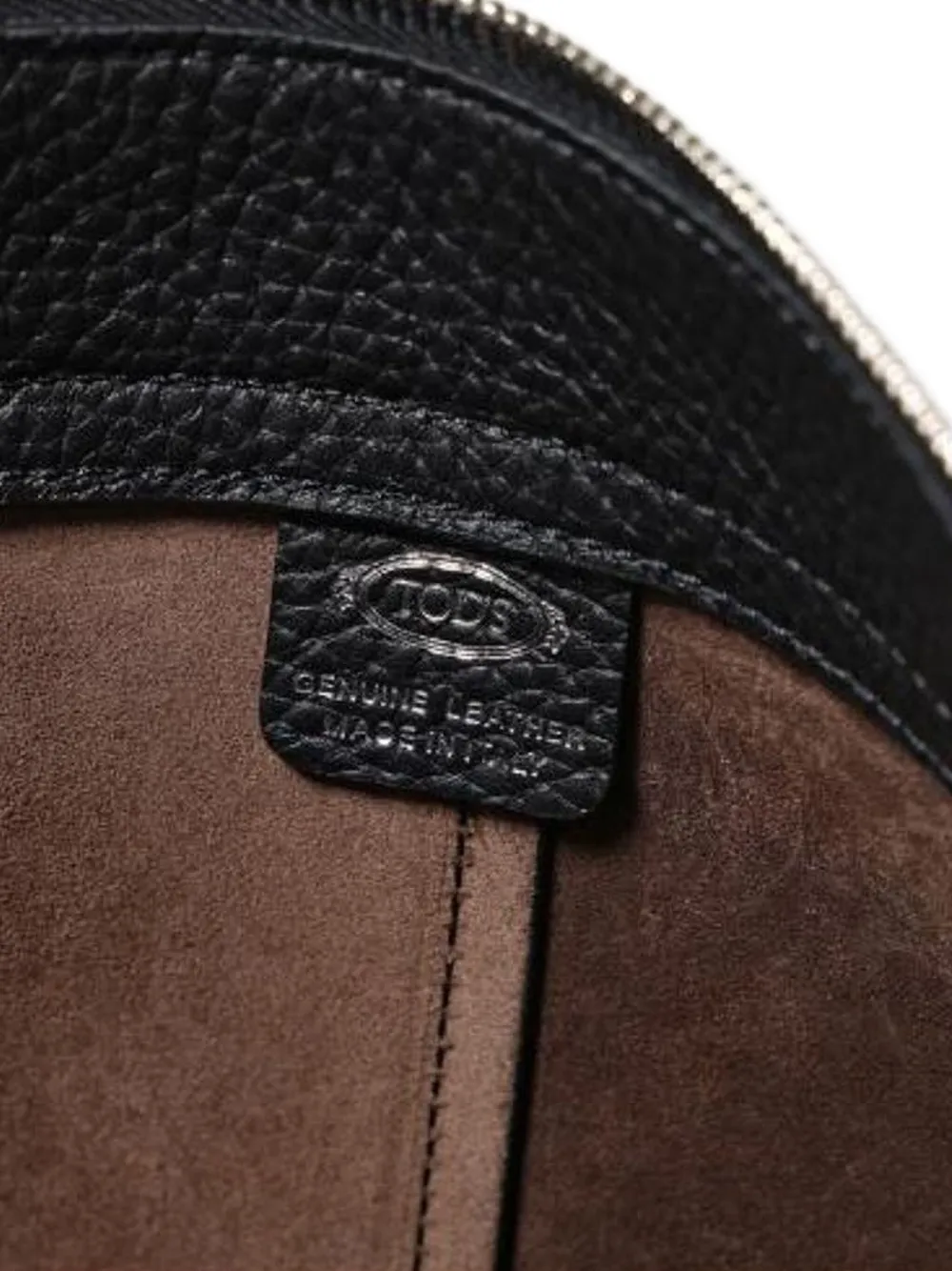 Tod's Medium leren documentenmap Zwart