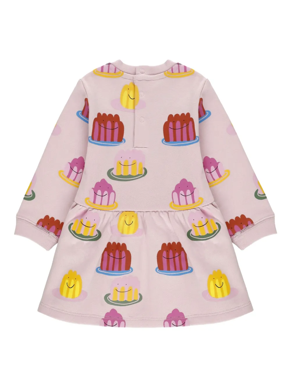 Stella McCartney Kids Jurk met lange mouwen en print - Roze