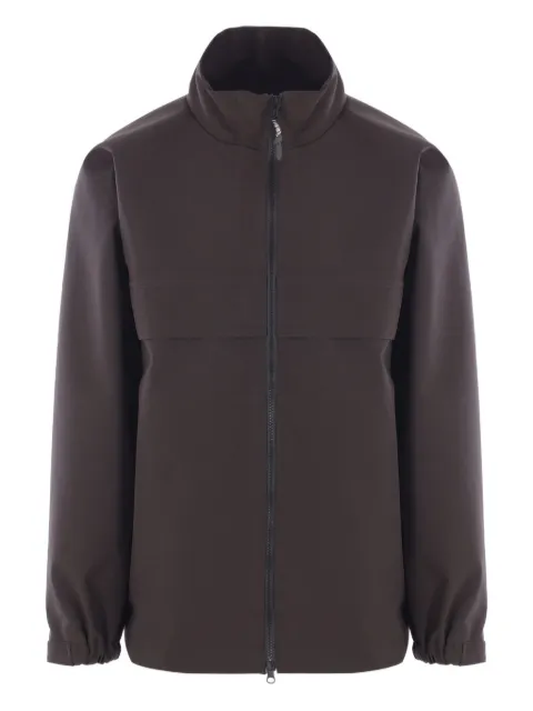 GR10K high-collar double-slider zip windbreaker