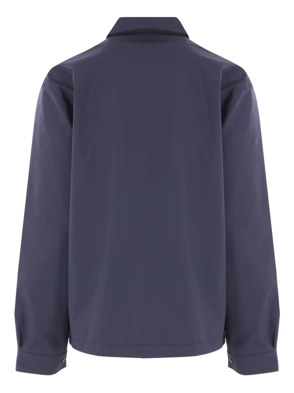 GR10K spread-collar double-slider zip jacket Blauw