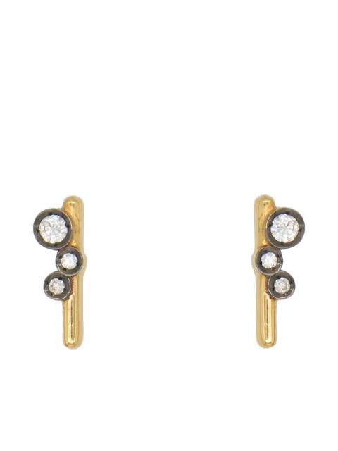 Yannis Sergakis 18K yellow gold Celeste diamond-embellishment earrings