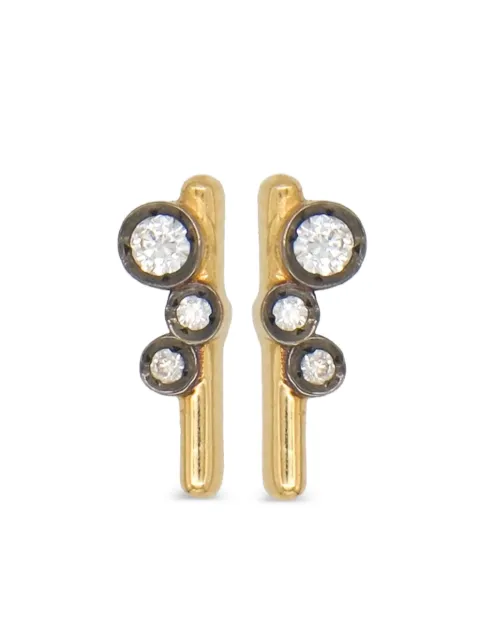 Yannis Sergakis 18K yellow gold Celeste diamond-embellishment earrings