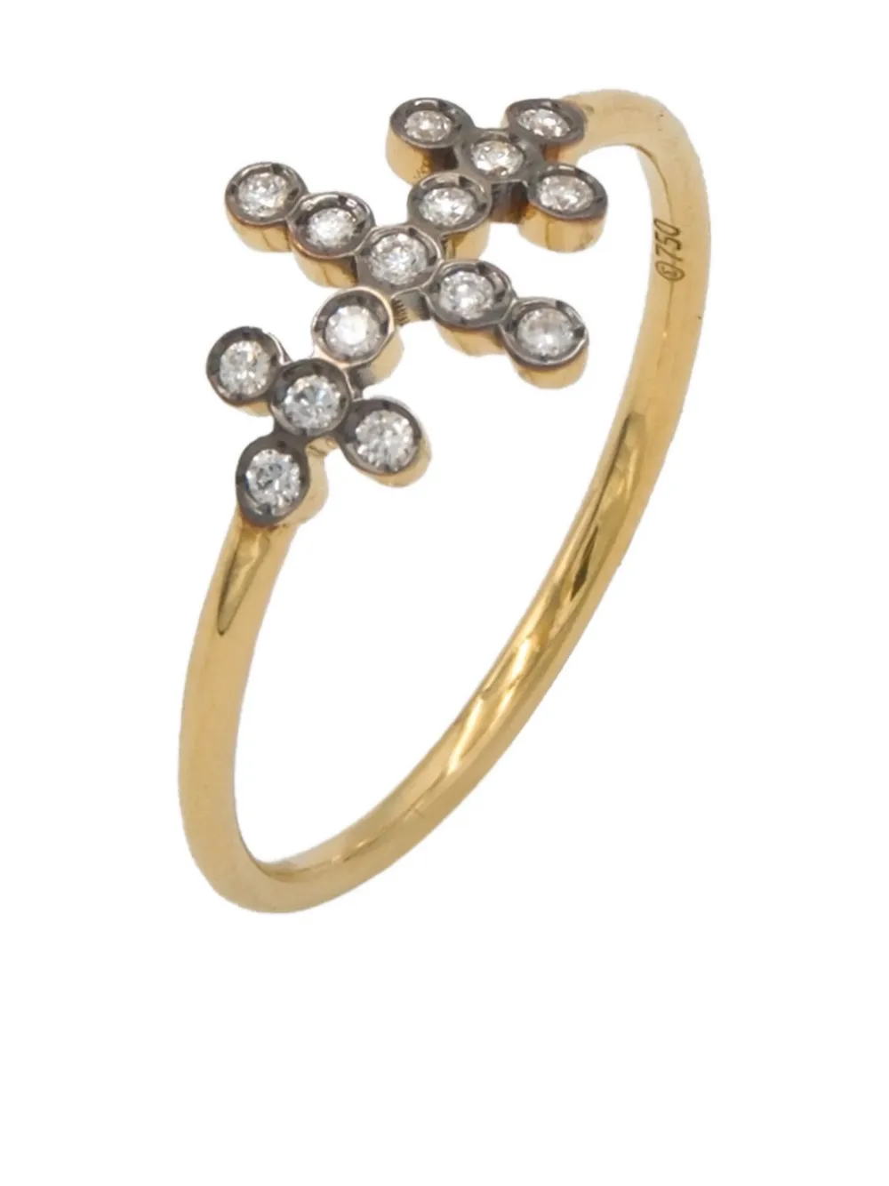 Yannis Sergakis 18K yellow gold diamond ring | Image 2
