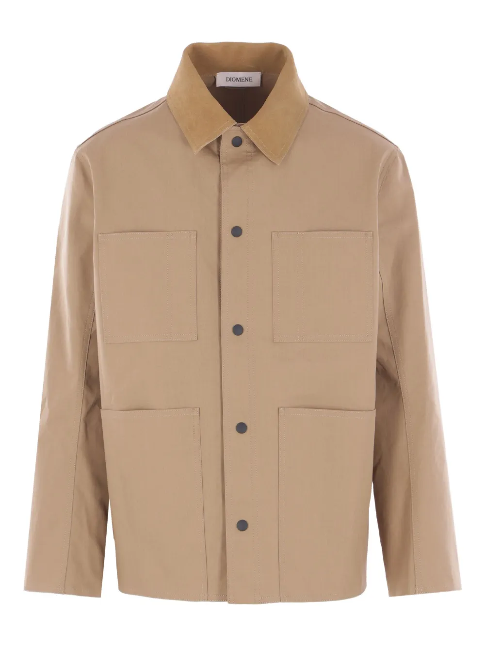 Diomene patch-pocket jacket - Marrone
