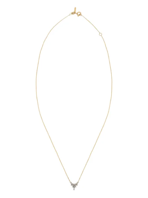 Yannis Sergakis 18K yellow gold Mini Pétal diamond necklace