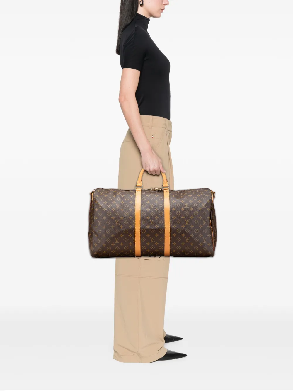 Louis Vuitton Pre-Owned 1995 Monogram Keepall Bandouliere 55 travel bag | Pre-Owned | Image 2