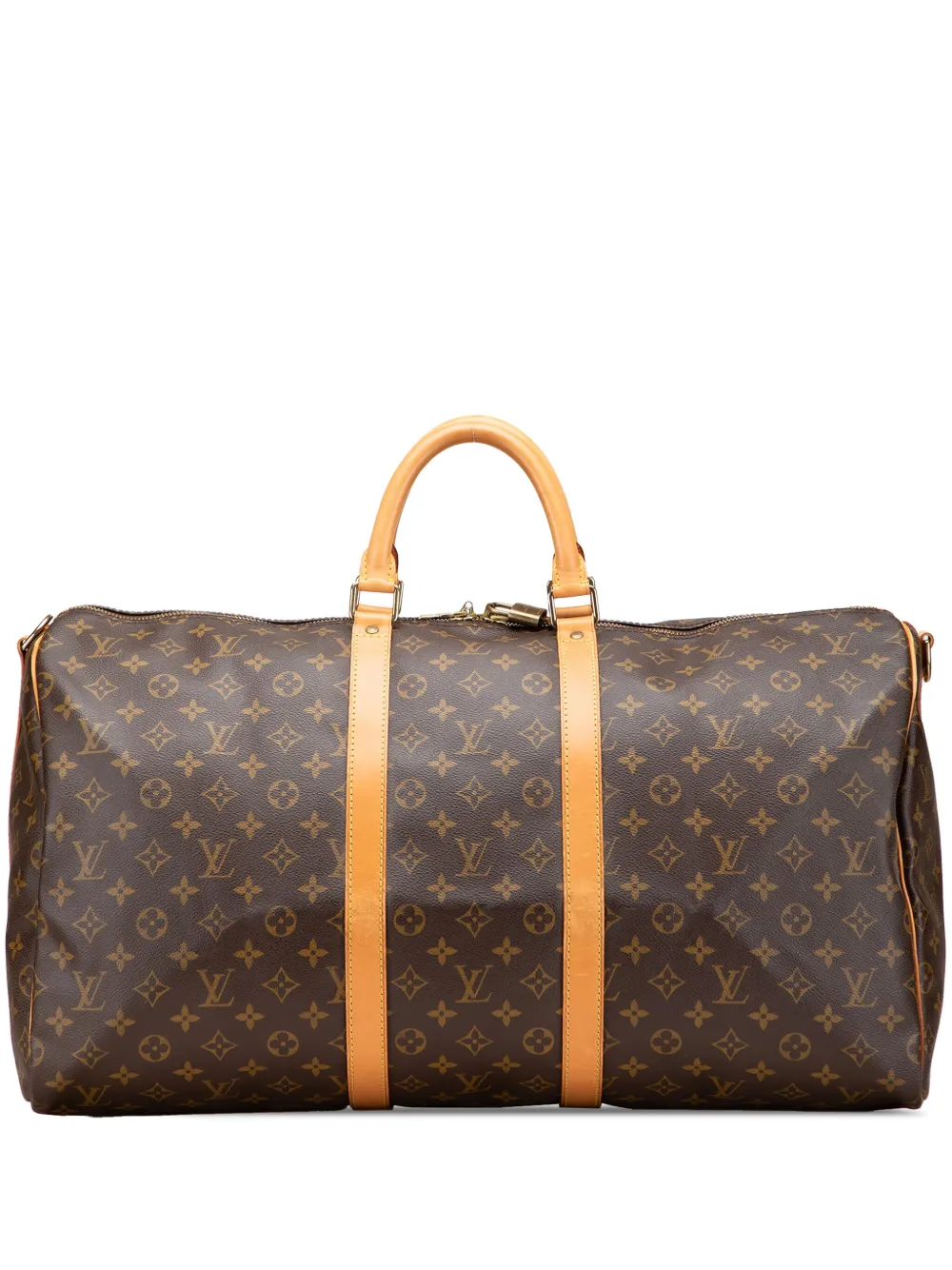 Louis Vuitton Pre-Owned 1995 Monogram Keepall Bandouliere 55 travel bag | Brown | Image 1