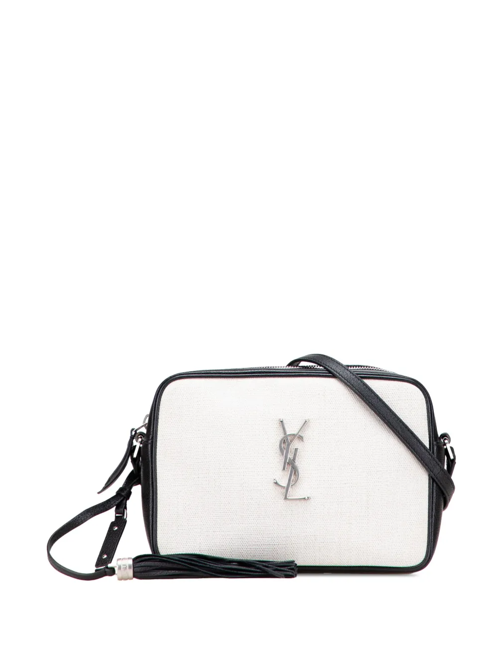 Saint Laurent Pre-Owned 2019 キャンバス モノグラム ルー カメラバッグ ショルダーバッグ - ブラック Saint Laurent Pre-Owned 2019 キャンバス モノグラム ルー カメラバッグ ショルダーバッグ - ブラック