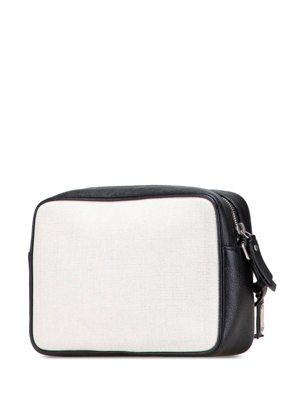 Pre-owned Saint Laurent 2019 Canvas Monogram Lou Camera Bag Crossbody Bag In Black