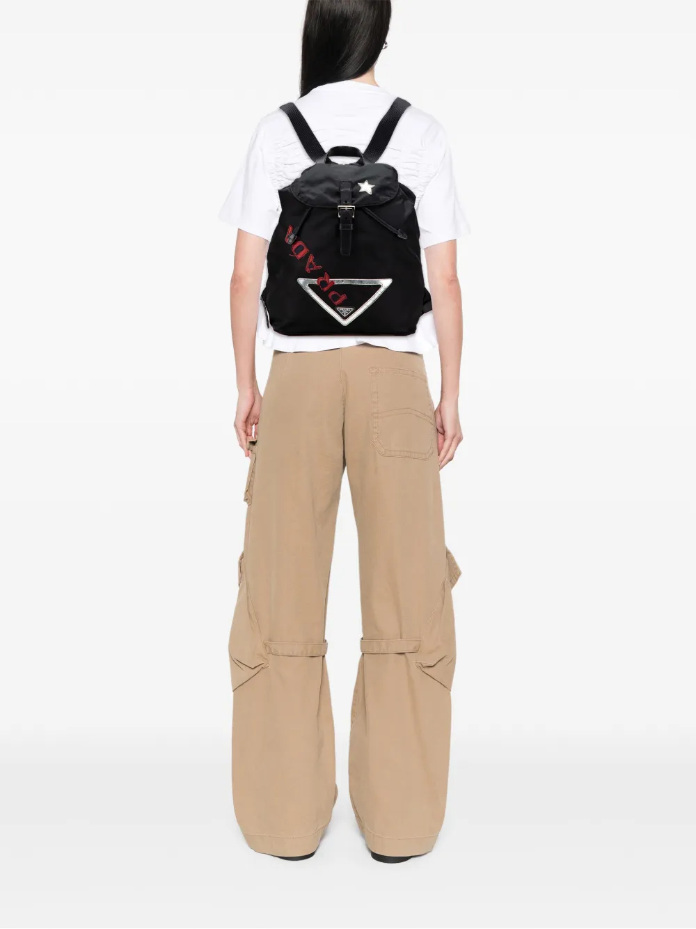 Prada Pre-Owned 2000-2013 Tessuto Logo backpack | Pre-Owned | Image 2