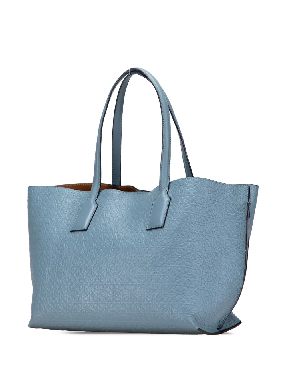 Loewe Pre-Owned 2000-2025 エンボス アナグラム レザー T