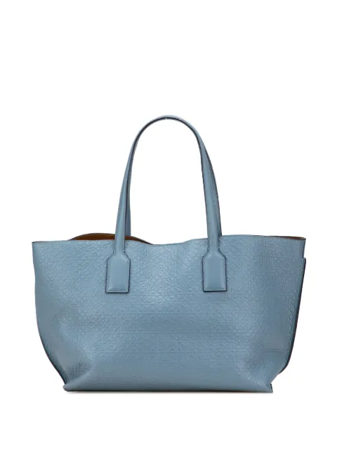 Loewe Pre-Owned 2000-2025 Embossed Anagram Leather T Shopper tote bag