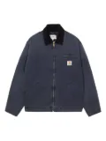 Carhartt WIP corduroy-collar quilted jacket - Blue