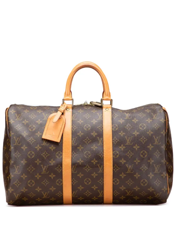 ヴィトン キーポル45 ボストンバッグ モノグラム　ハンドバッグ Louis Vuitton Pre-Owned 1995 モノグラム キーポル 45 ボストンバッグ