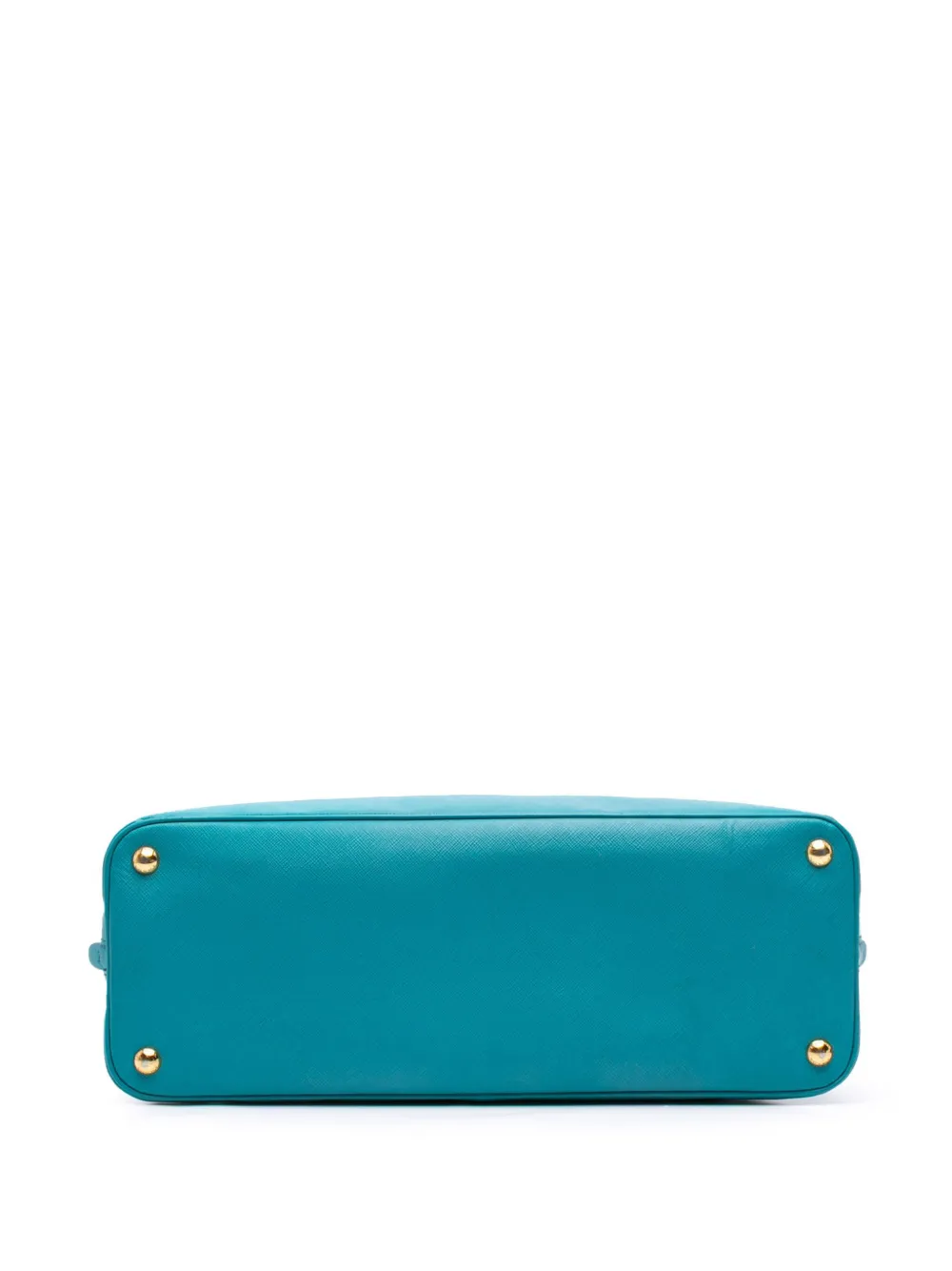 Pre-owned Prada 2010-2025 Large Saffiano Lux Promenade Satchel In Blue