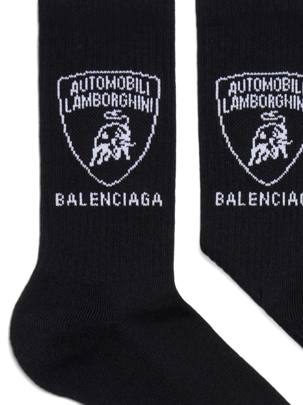 Balenciaga calcetines con logo en jacquard | Image 2
