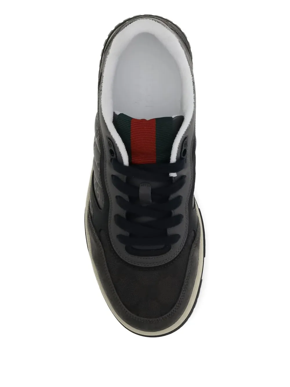 Gucci Re-Web GG monogram suede sneakers Grey