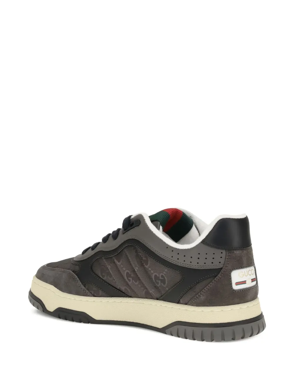 Gucci Re-Web GG monogram suede sneakers Grey