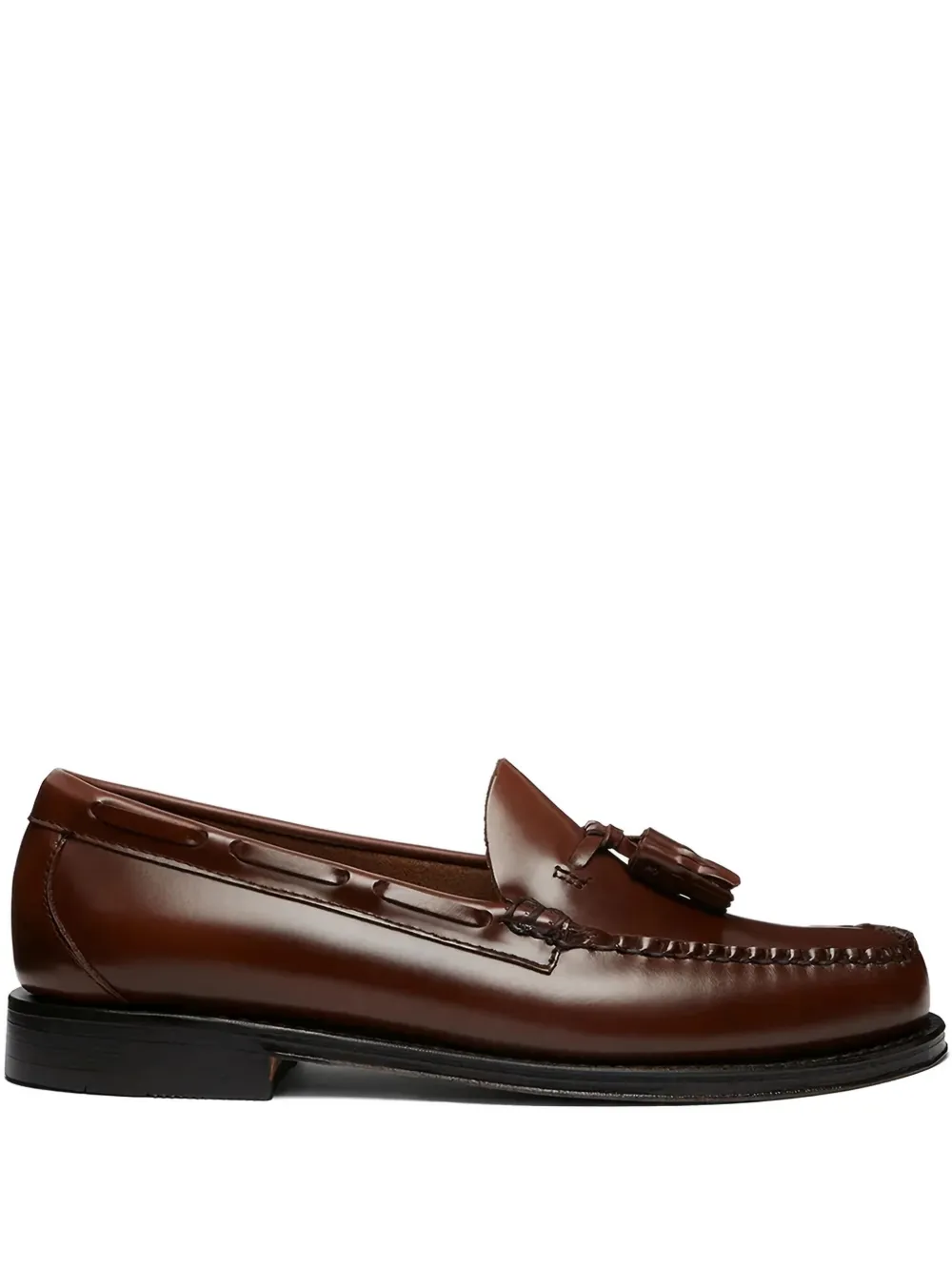 G.H. Bass & Co. tassel leather loafers Brown