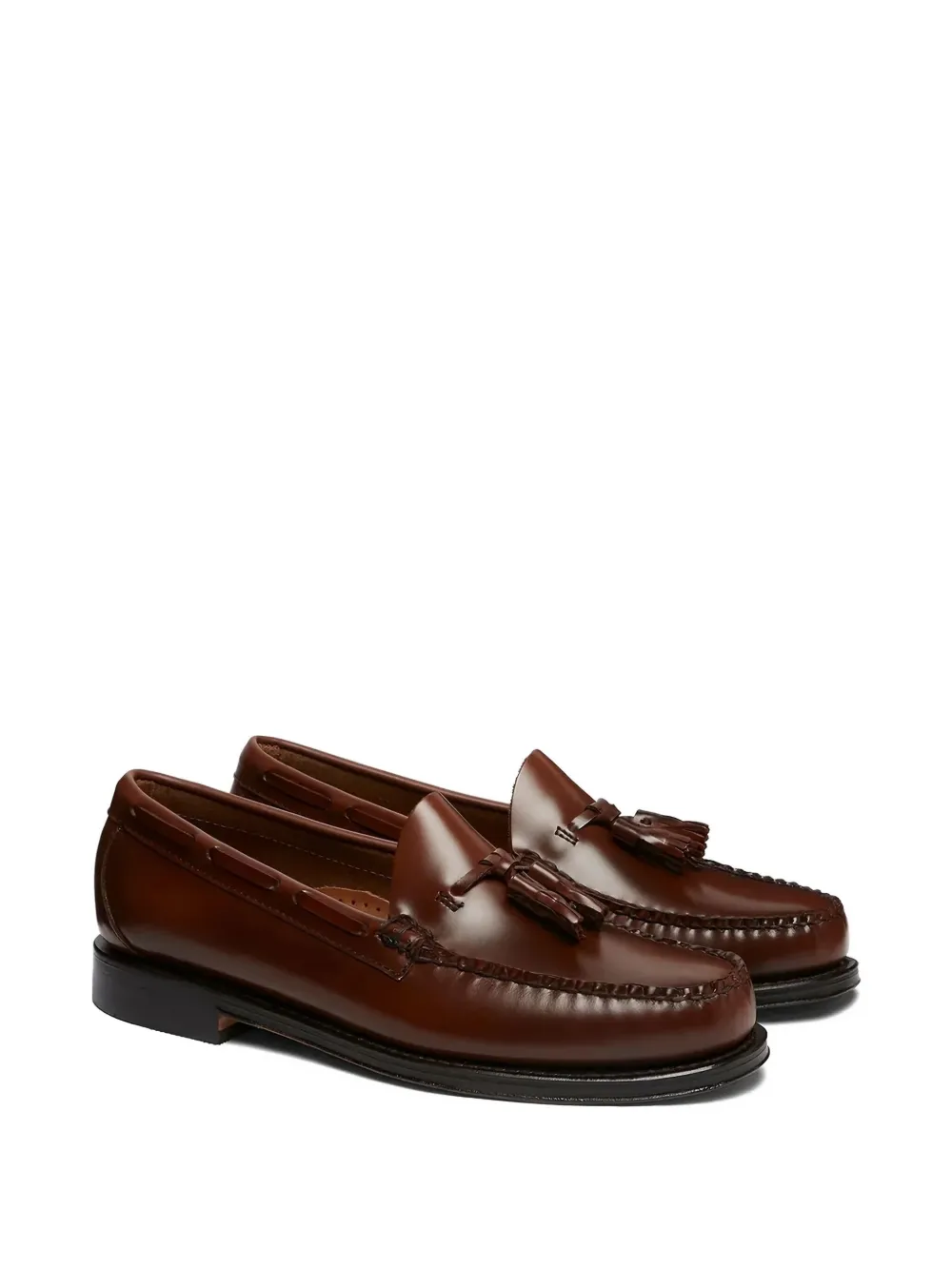 G.H. Bass & Co. Leren loafers met kwastjes - Bruin