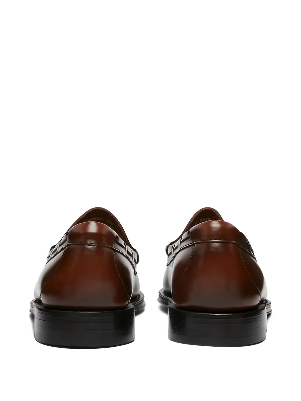 G.H. Bass & Co. tassel leather loafers Brown