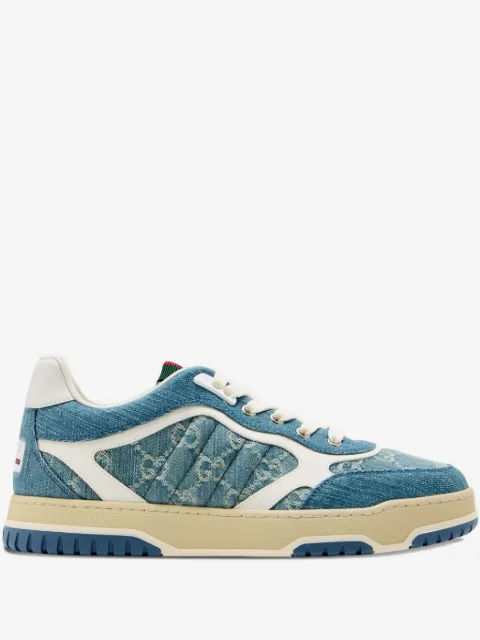 Gucci Sneakers aus Denim mit Monogramm