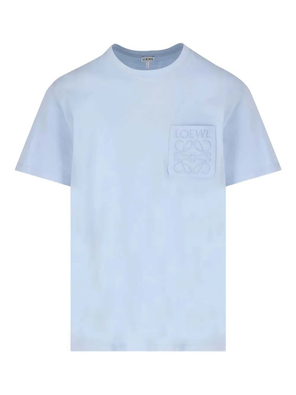 LOEWE Anagram-embroidered T-shirt | Blue | Image 1