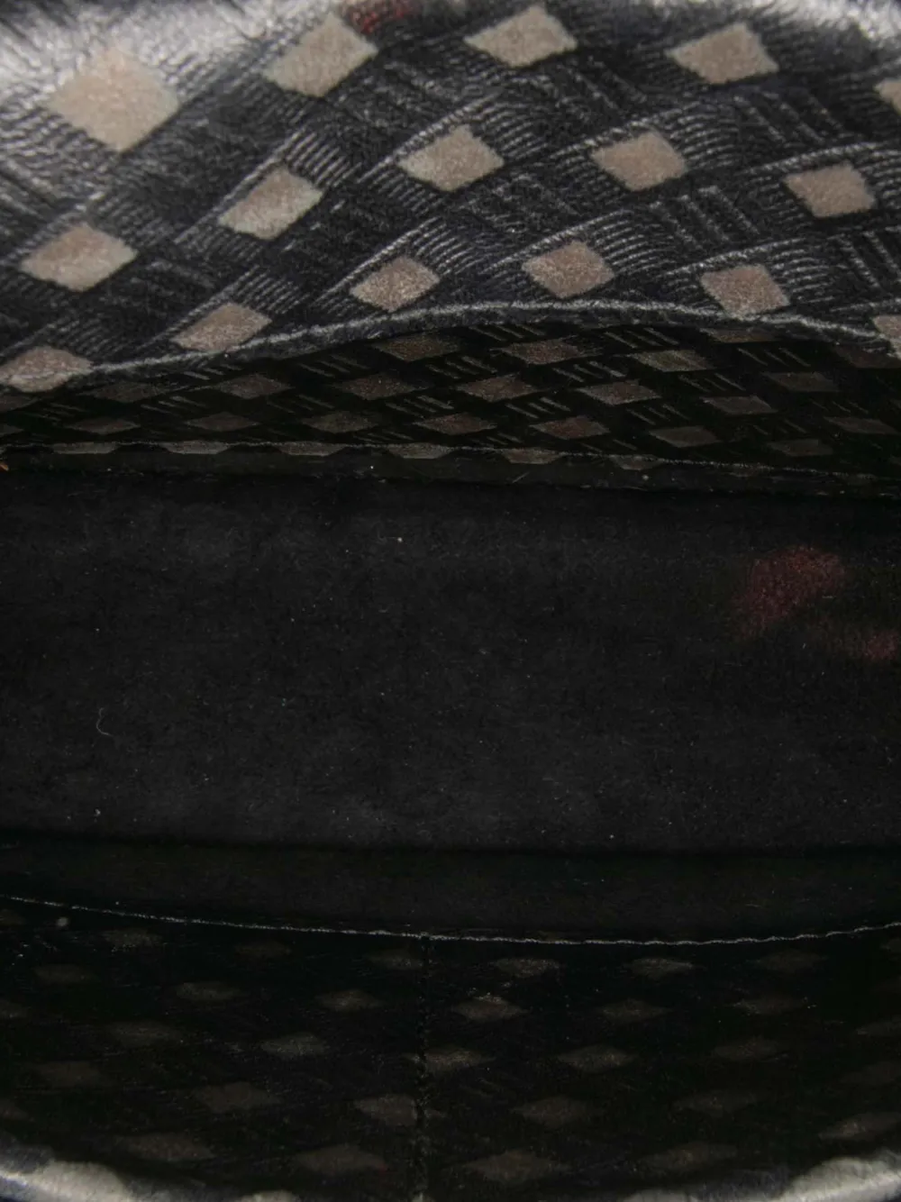 Pre-owned Dior 2017 Medium Embossed Calfskin Studded Ja Chain Flap Shoulder Bag In Black
