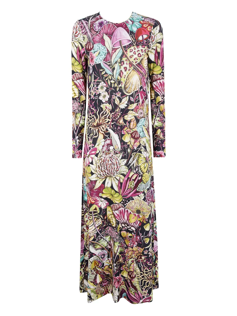 La Doublej Floral-print Maxi Dress In Multi
