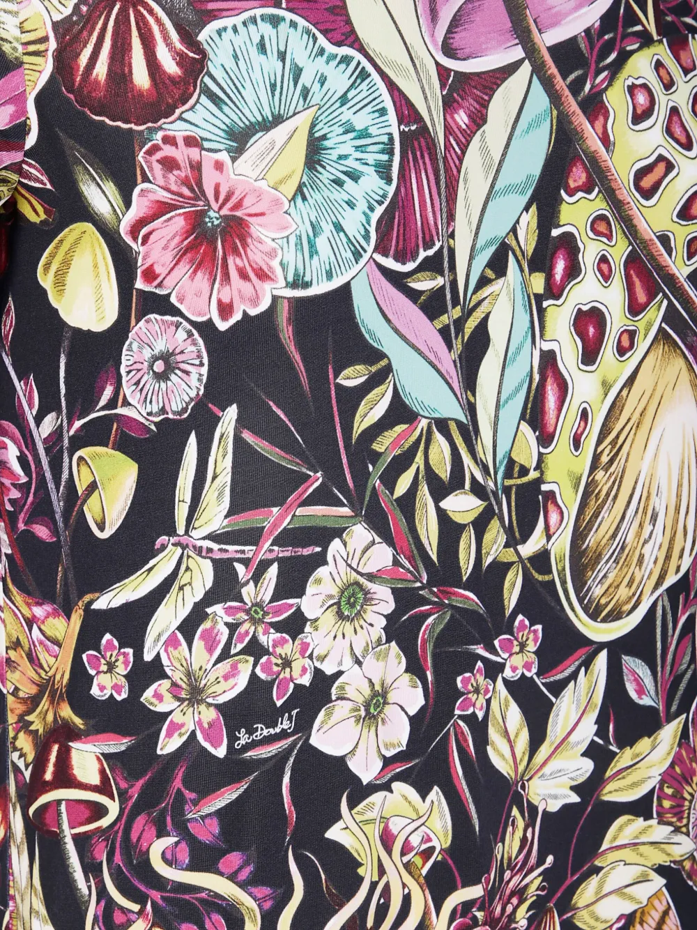 La Doublej Floral-print Maxi Dress In Multi