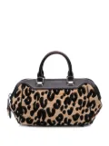 Louis Vuitton Pre-Owned 2012 Stephen Sprouse Chenille Leopard Baby Bag boston bag - Brown