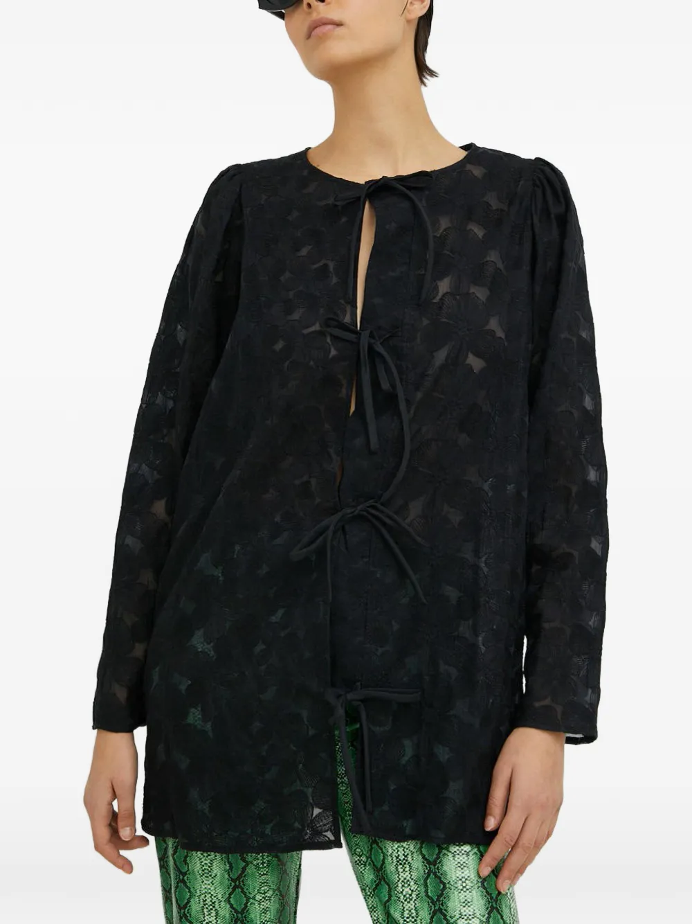 Résumé tie top - Nero