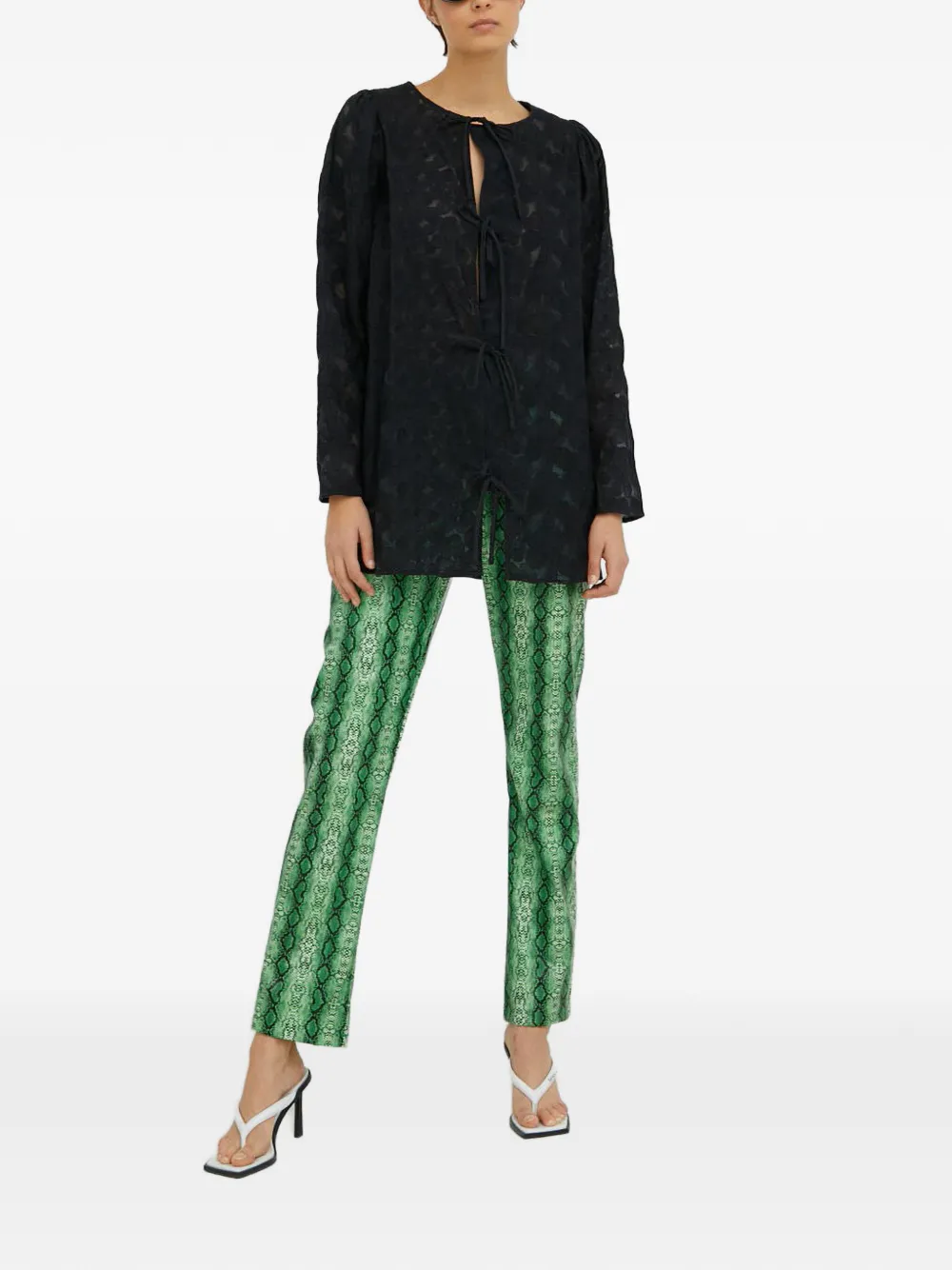  Résumé Tie Top - Black 