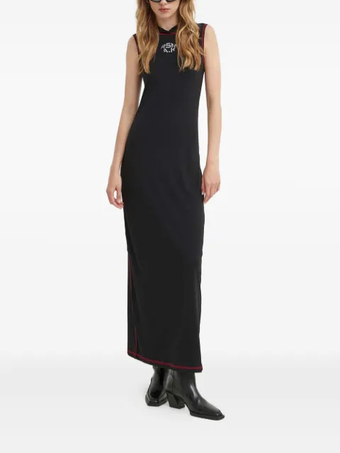 Résumé hooded trim dress