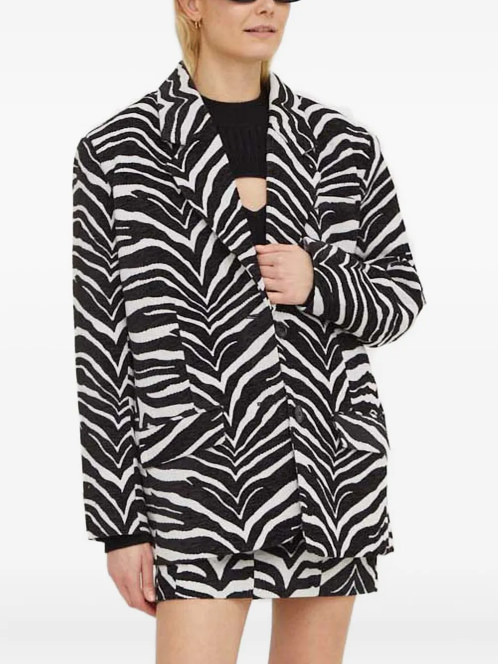 Résumé cutout ribbed sweater | Black | Image 1