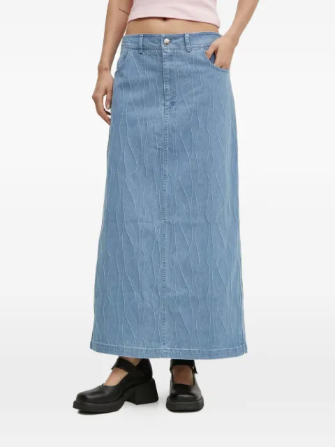 Résumé wave-pattern maxi skirt