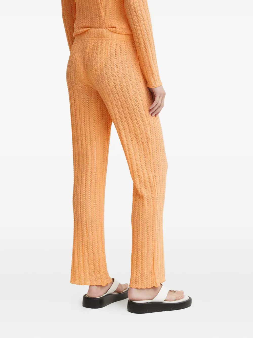  Résumé Textured Trousers - Orange 
