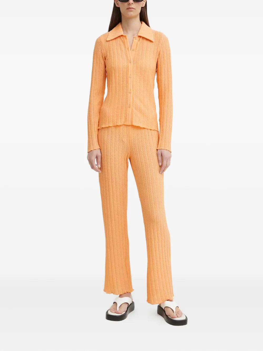 Résumé textured trousers | Flared & Bell-Bottom Pants | Image 2