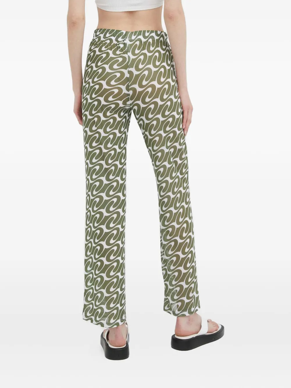 Geometric-Pattern Trousers