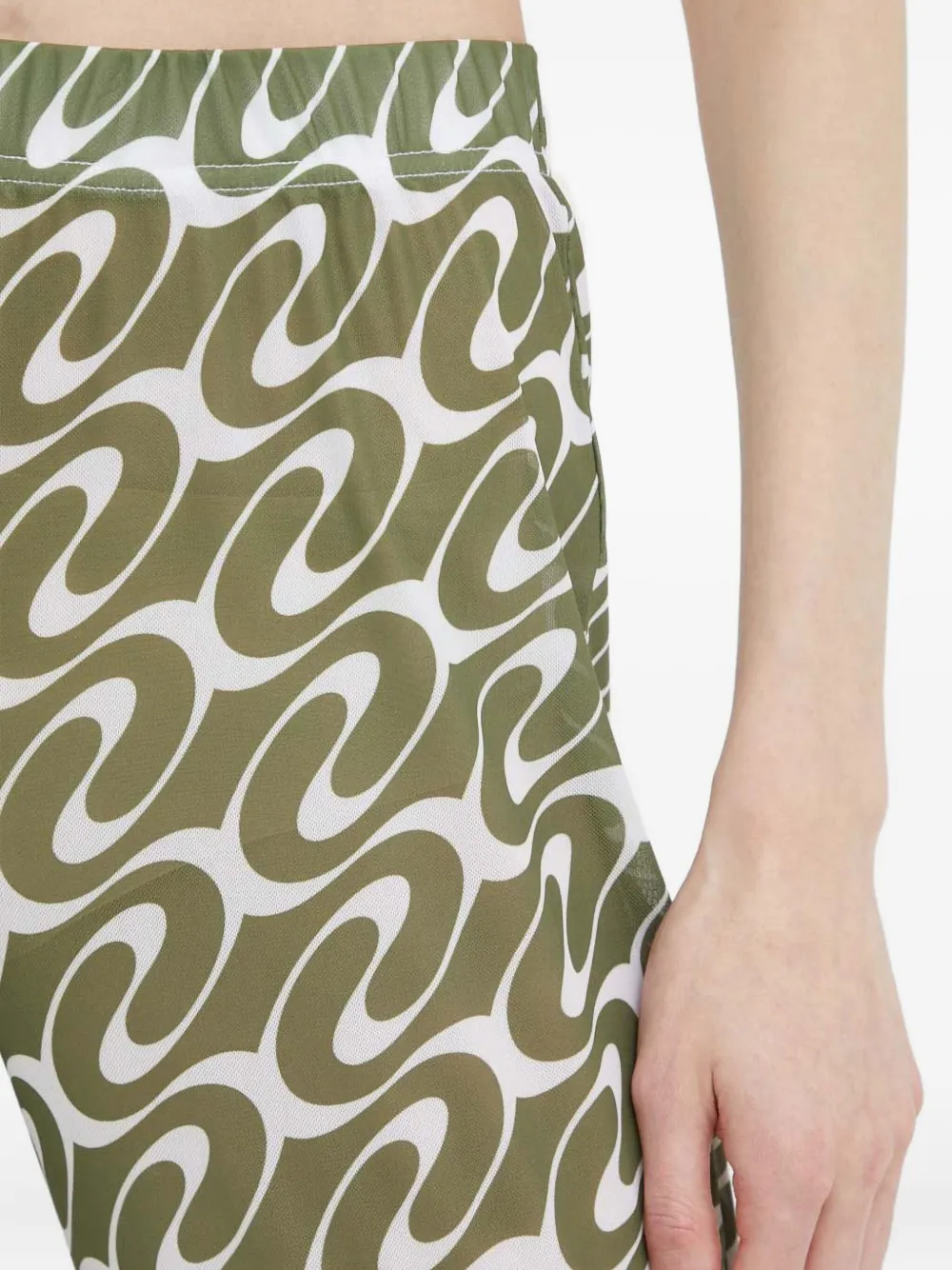 Geometric-Pattern Trousers
