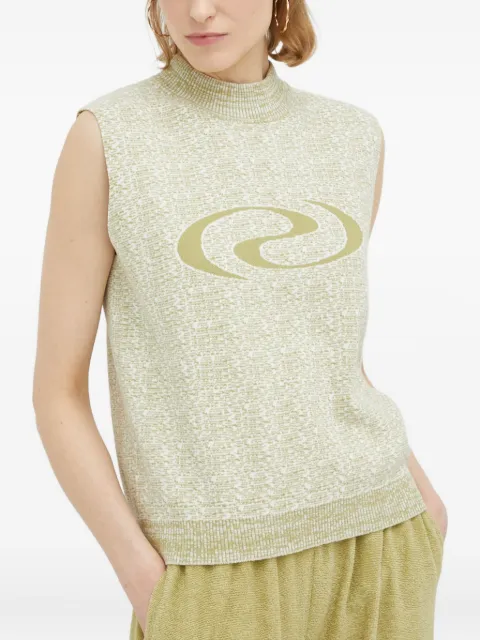 Résumé logo-detailing knitted top
