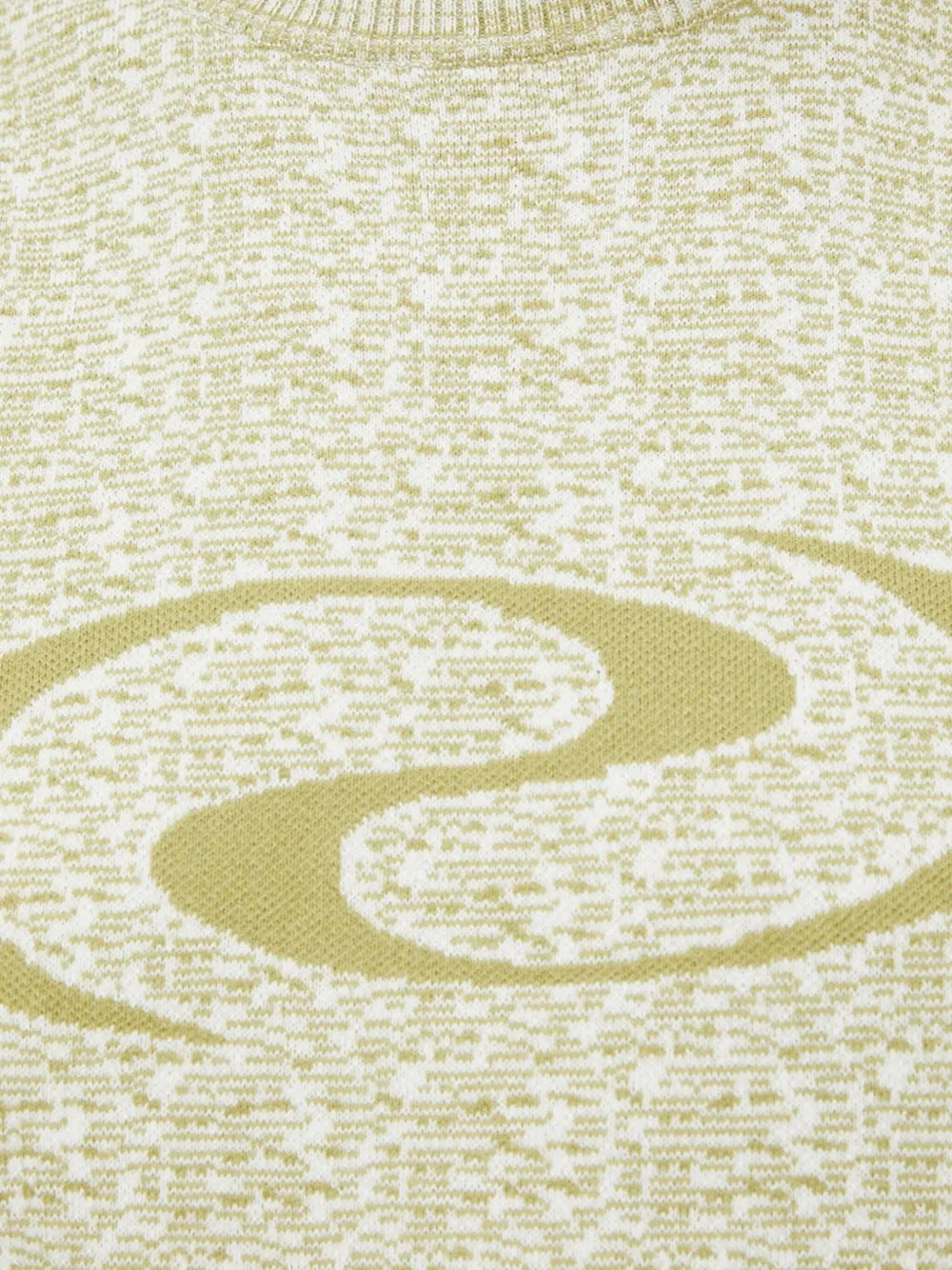 Resume Logo-detailing Knitted Top In Green
