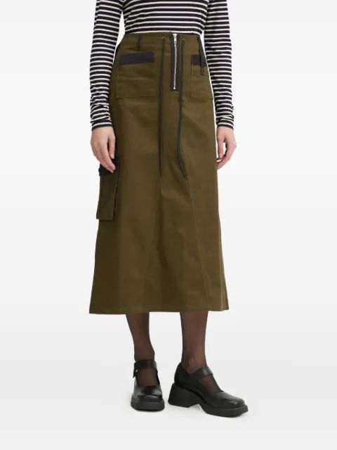 Résumé zip pocket skirt