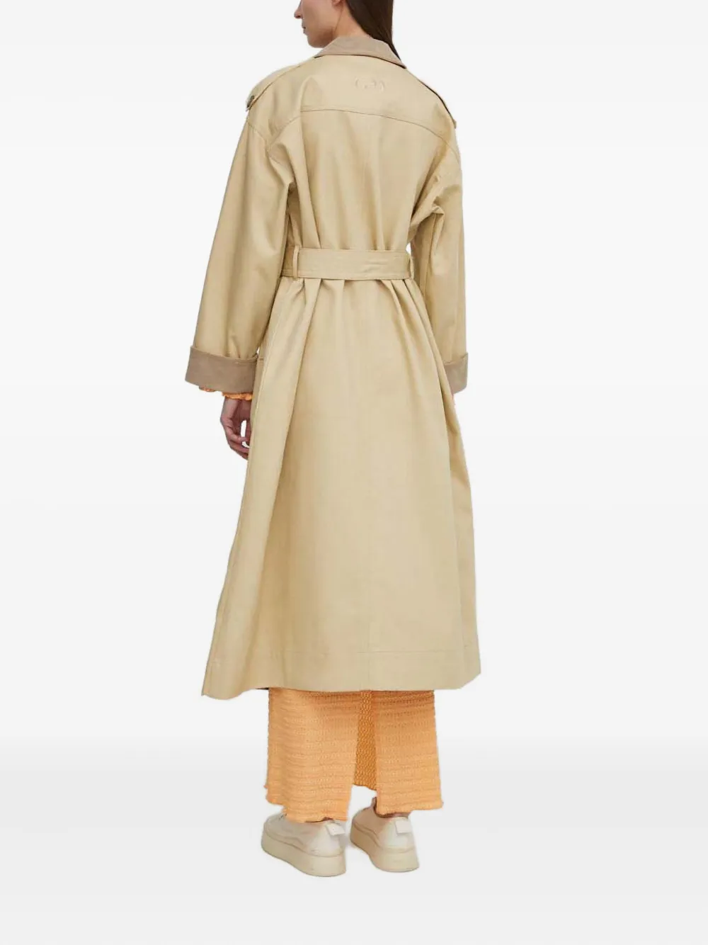 Resume Zweireihiger Trenchcoat In Neutral