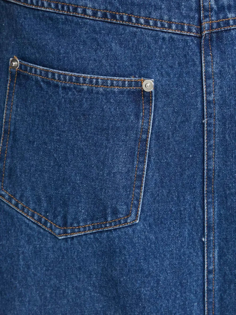 Resume Frayed Panelled Skirt In Blue