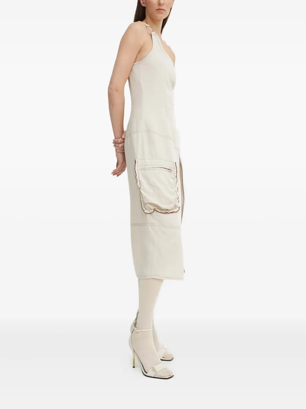Résumé ring detail one-shoulder dress | Day Dresses | Image 2