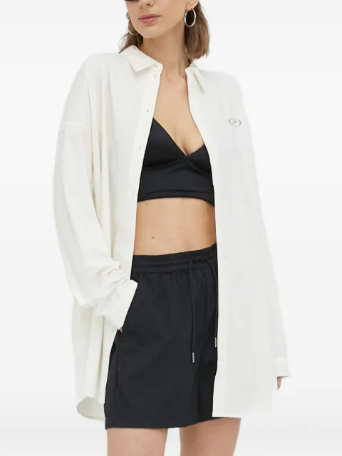 Résumé buttoned logo shirt