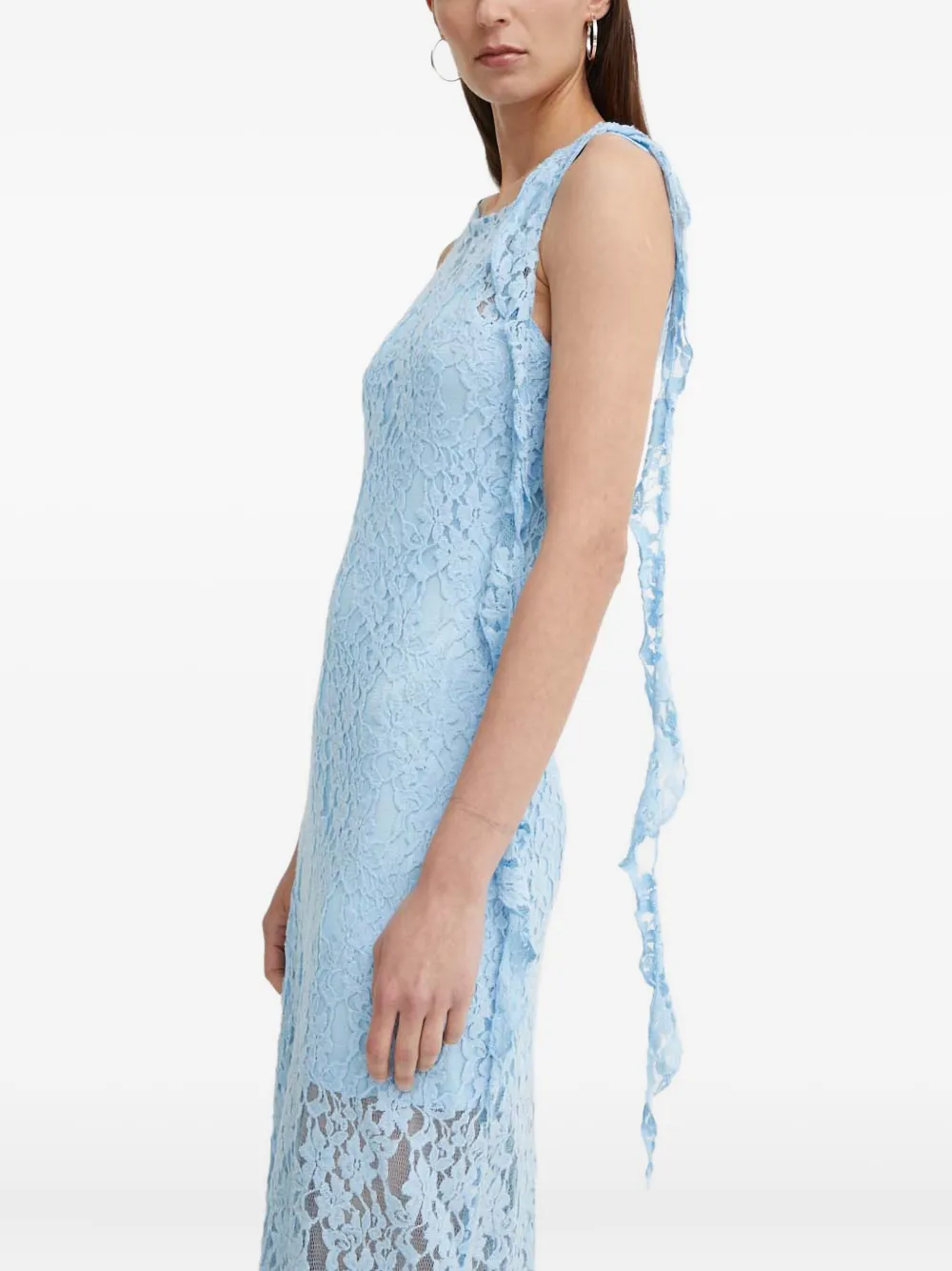 Resume Lace Ruffled Dress In Multi