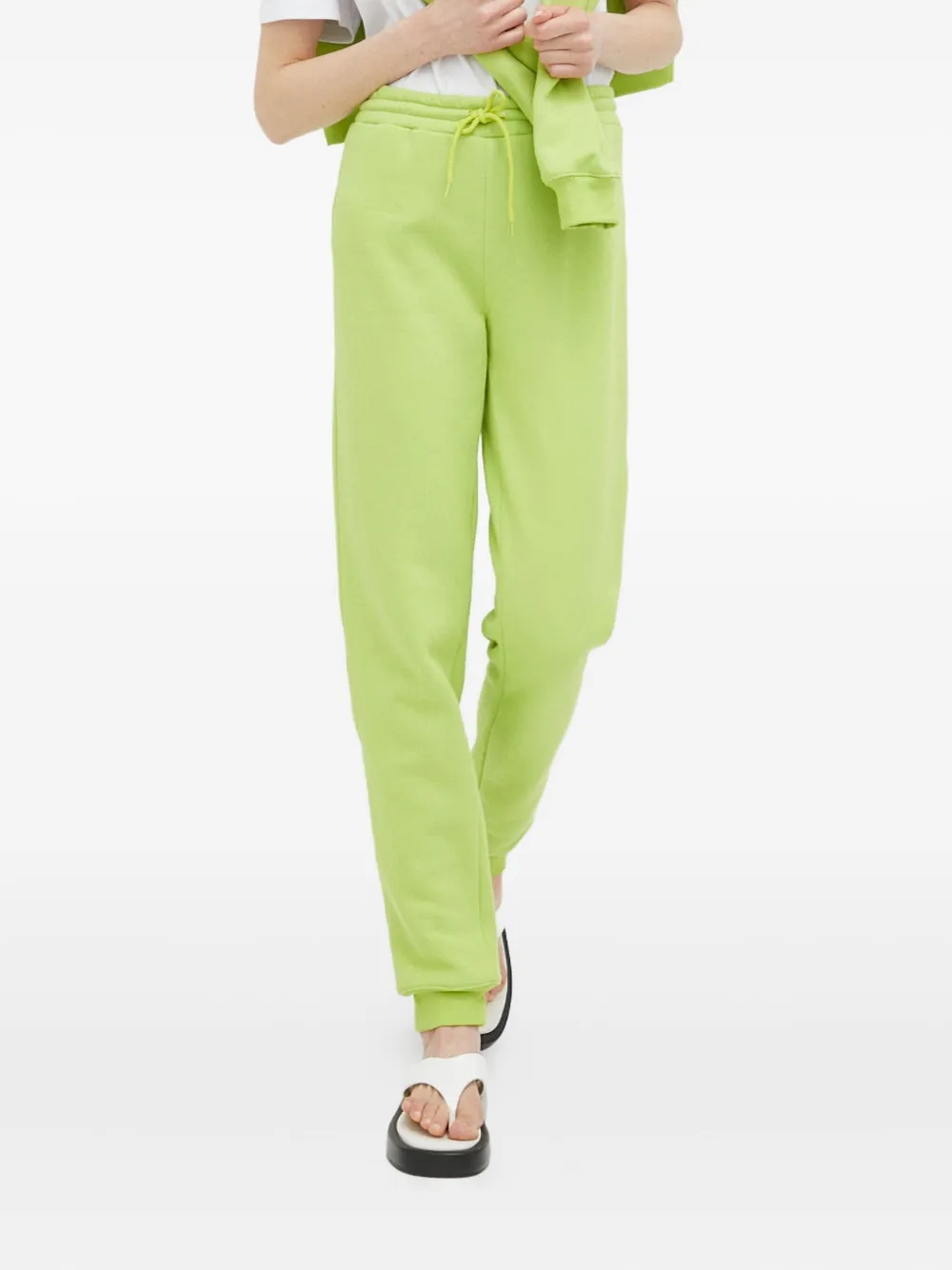 Résumé drawstring trousers | Green | Image 1