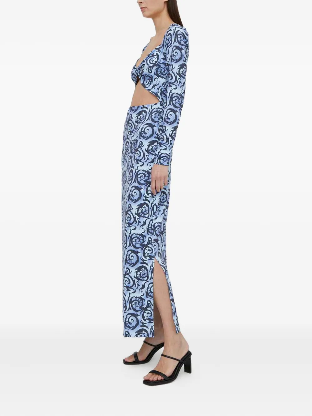 Résumé cut-out long-sleeved dress | Cocktail & Party Dresses | Image 2